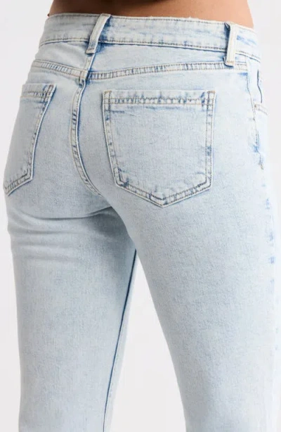 Bp. Low Rise Bootcut Jeans In White