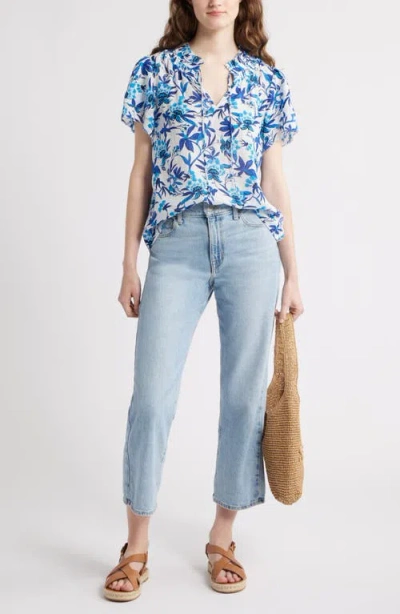 Caslon ® Ruffle Top In Multi