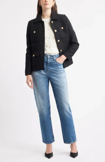 Caslon ® Bouclé Jacket In Black