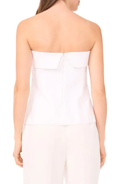 Halogen ® Tailored Foldover Strapless Top In White