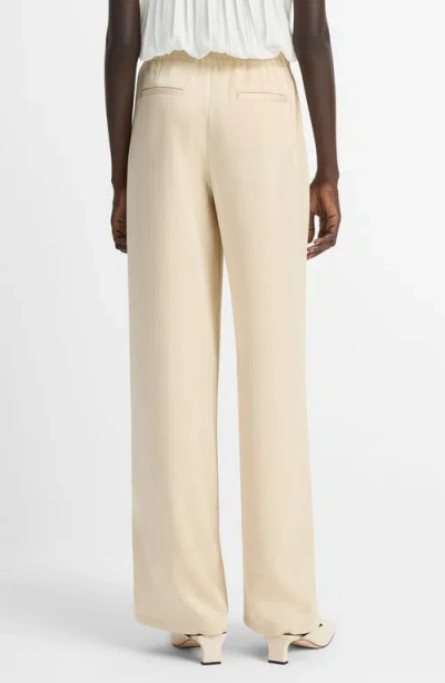 Vince Mid Rise Side Stripe Pants In Brown