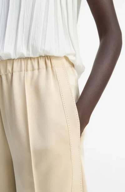 Vince Mid Rise Side Stripe Pants In Brown