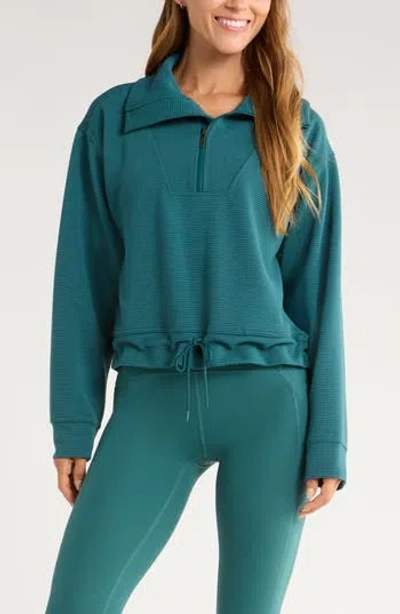 Zella Kickback Ottoman Half Zip Pullover