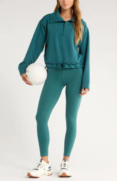 Zella Kickback Ottoman Half Zip Pullover