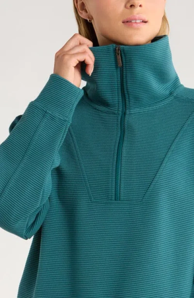 Zella Kickback Ottoman Half Zip Pullover