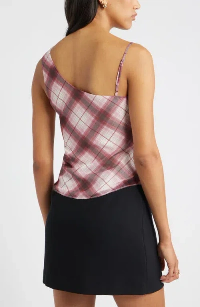 Open Edit Drape Asymmetric Neck Top