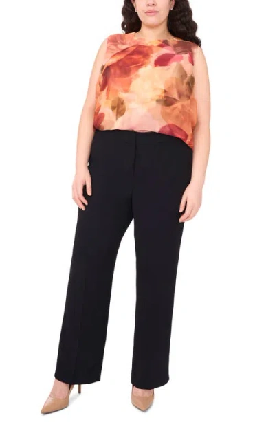 Halogen ® Romantic Roses Chiffon Shell In Multi