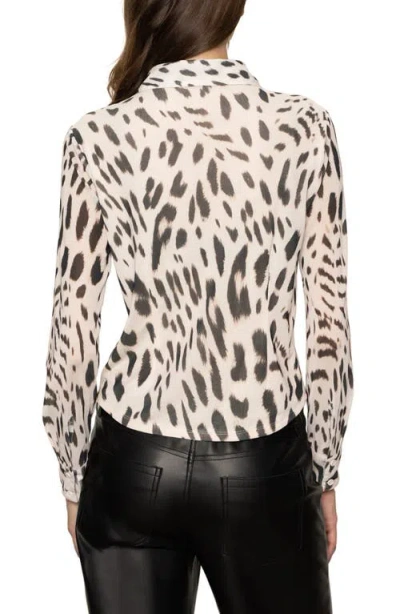 Sanctuary Mesh Button-down Shirt