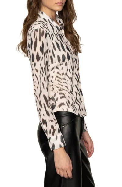 Sanctuary Mesh Button-down Shirt