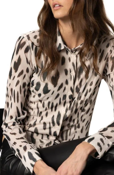 Sanctuary Mesh Button-down Shirt