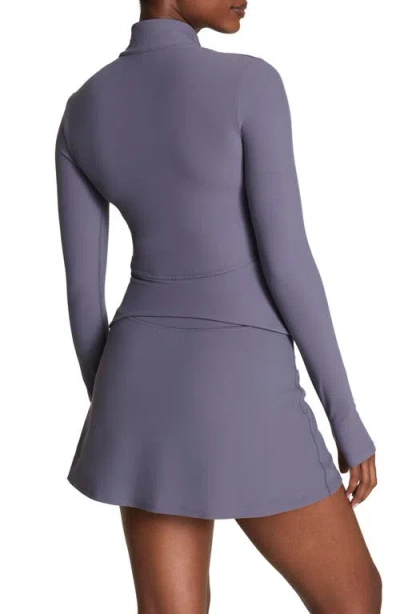 Spanx Smooth Onform Full Zip Jacket In Purple