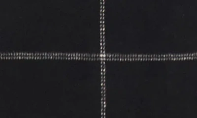 Halogen ® Windowpane Check Longline Jacket In Black