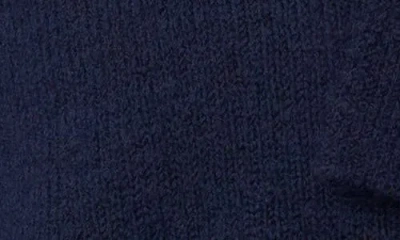 Cece Bow Front Sweter In Blue