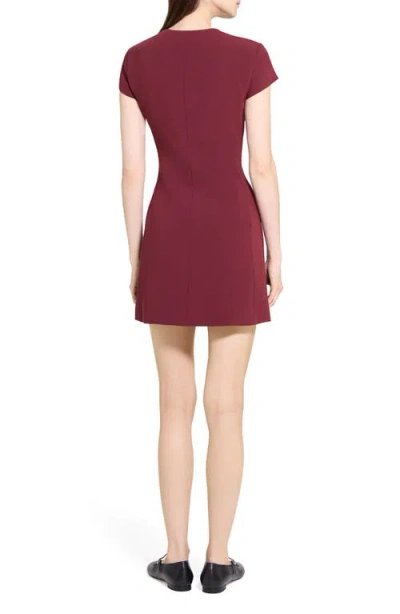 Theory Tailored Zip-front Mini Dress