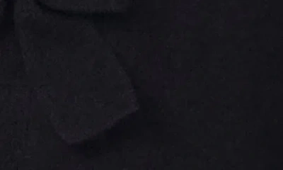 Cece Bow Front Sweter In Black