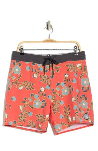 Volcom Psyche Swim Trunks In Multi