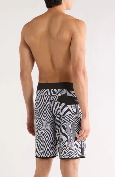 Volcom Infuse Scallop Swim Trunks In Multi