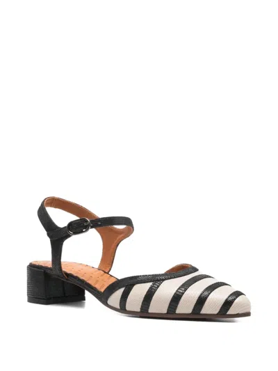 Chie Mihara Haler Striped Heeled Pumps In Multi