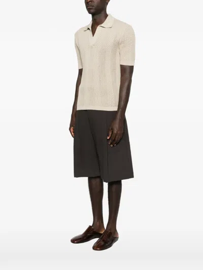 Corneliani Open-stitch T-shirt In Neutral