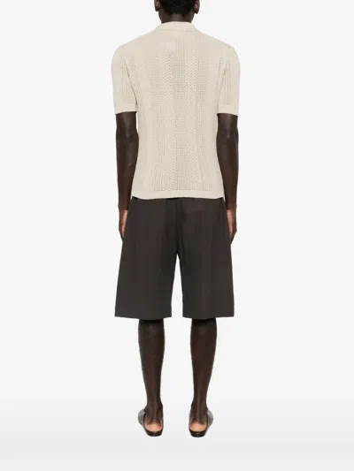 Corneliani Open-stitch T-shirt In Neutral