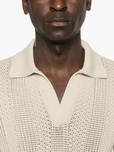 Corneliani Open-stitch T-shirt In Neutral