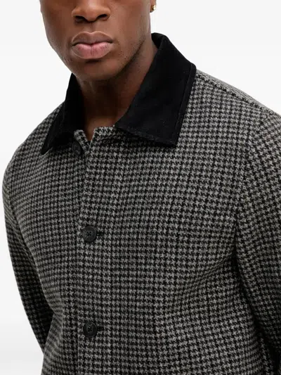 Marc O'polo Houndstooth Jacket In Black