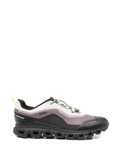 On Cloud 6 Geo Waterproof Rubber-trimmed Mesh Sneakers In Black