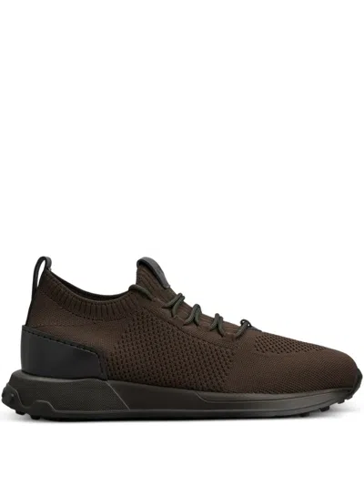 Tod's Low-top Lace-up Sneakers In Brown