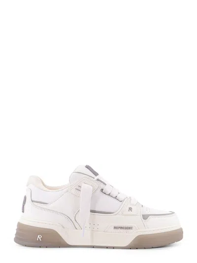 Represent White Solid Studio Sneakers In White