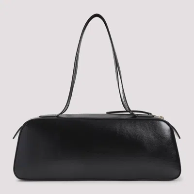 Khaite Hold All String Small Square Bauletto Shoulder Bag Shoulder Bags Black In Black