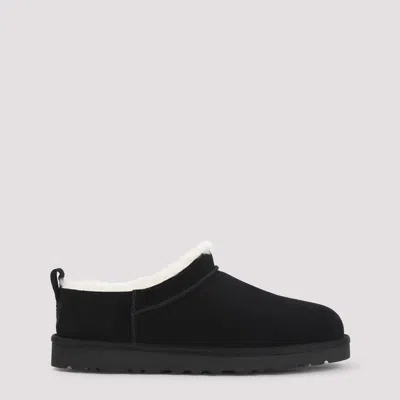 Ugg M Classic Micro Suede Sandals In Black
