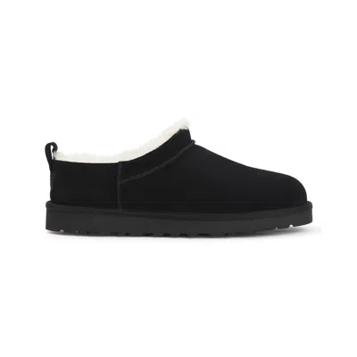 Ugg M Classic Micro Suede Sandals In Black