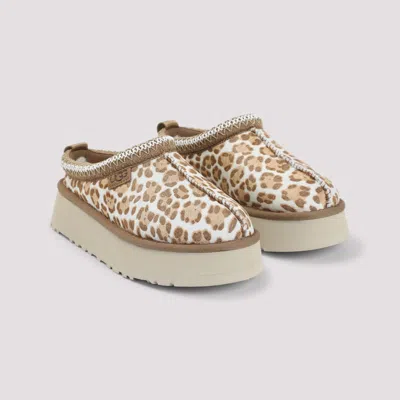 Ugg Leopard Platform Slippers In Multi
