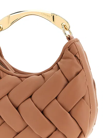Twinset Weaved Handbag In Pattern