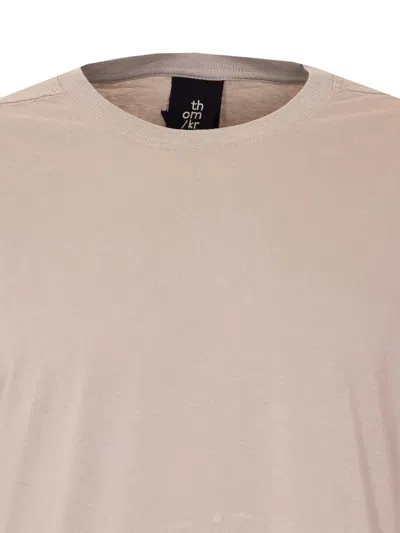Thom Krom Crew-neck Oversized T-shirt In Neutral