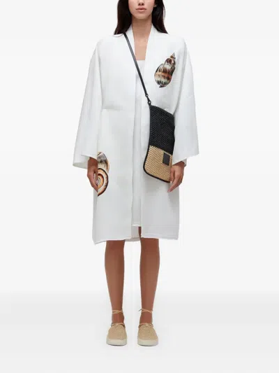 Osklen Concha ベルテッド ドレス In White