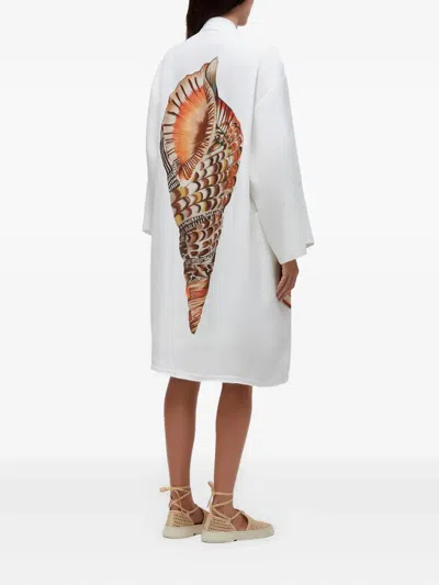 Osklen Concha ベルテッド ドレス In White