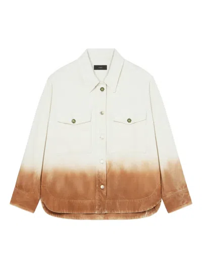 Alanui Bright Hues Denim Overshirt In Multi