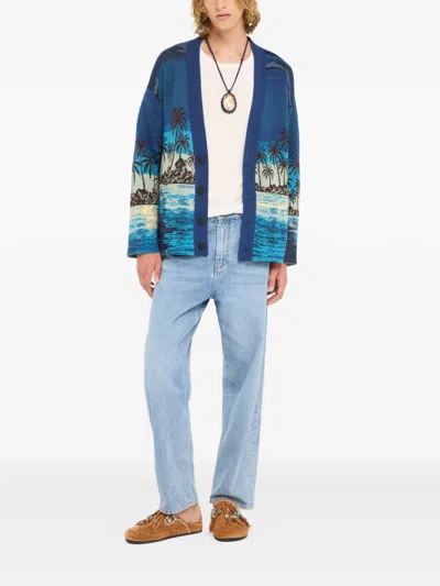 Alanui パッチポケット ジーンズ In Blue