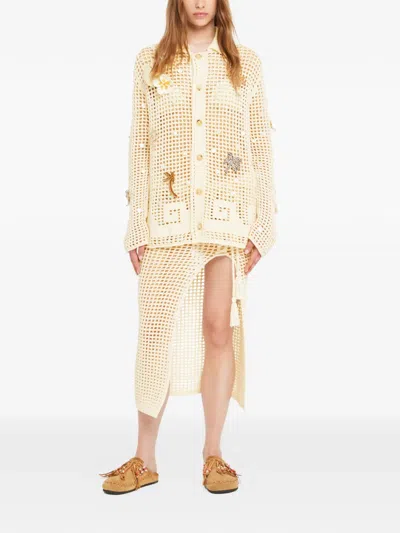 Alanui デコラティブ シャツ In Neutral