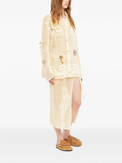 Alanui デコラティブ シャツ In Neutral