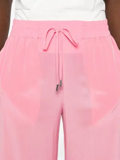 Ermanno Firenze Drawstring Trousers In Pink