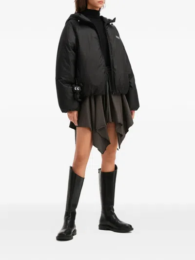 Mini Cream フーデッド ジャケット In Blue