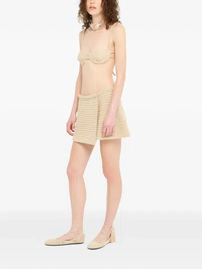 裹身式迷你半身裙