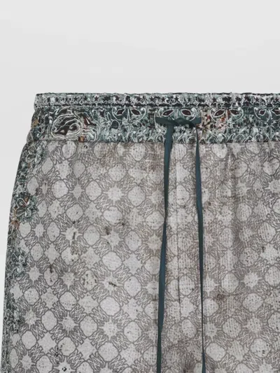 Amiri Multicolor Bandana Silk Bermuda In Multi