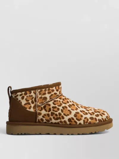 Ugg Stivaletto Donna Classic Ultra Mini Felicity Leopard Jasmine In Multi