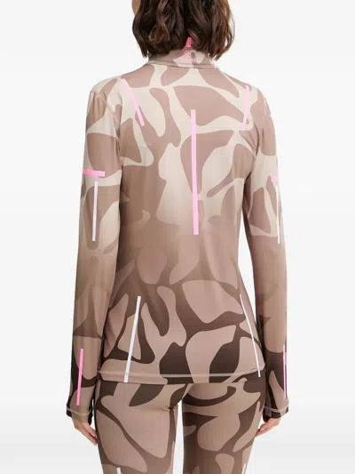 Bogner Fire+ice Ilvy Patterned T-shirt In Brown