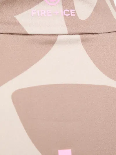 Bogner Fire+ice Ilvy Patterned T-shirt In Brown