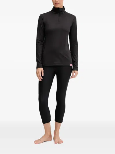Bogner Fire+ice Margo Half-zip T-shirt In Black
