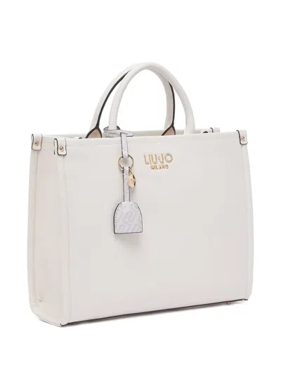 Liu •jo Medium Charm Handbag In White